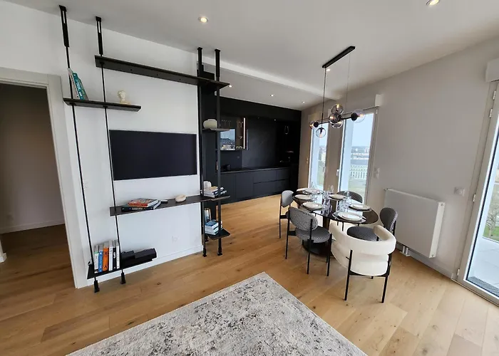 Daire Le Davs - Splendide Avec Vue Panoramique - Salle De Sport Et Parking Gratuit Caen