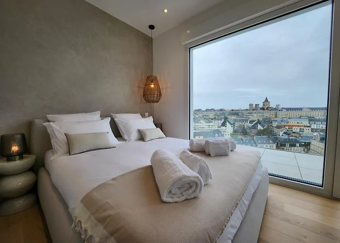 Le Davs - Splendide Avec Vue Panoramique - Salle De Sport Et Parking Gratuit Caen